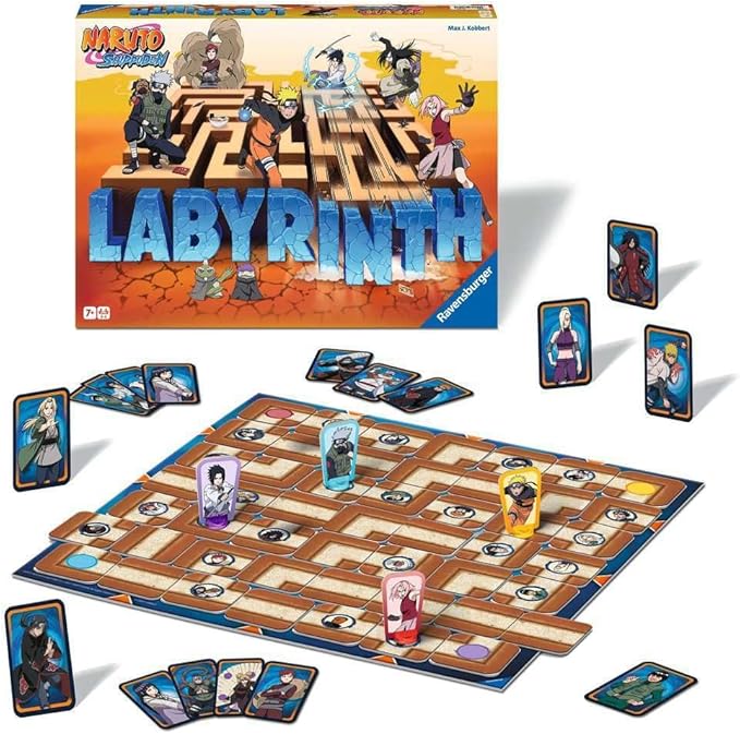 Juegos De Mesa Ravensburger Labyrinth Naruto Shippuden multicolor para niños