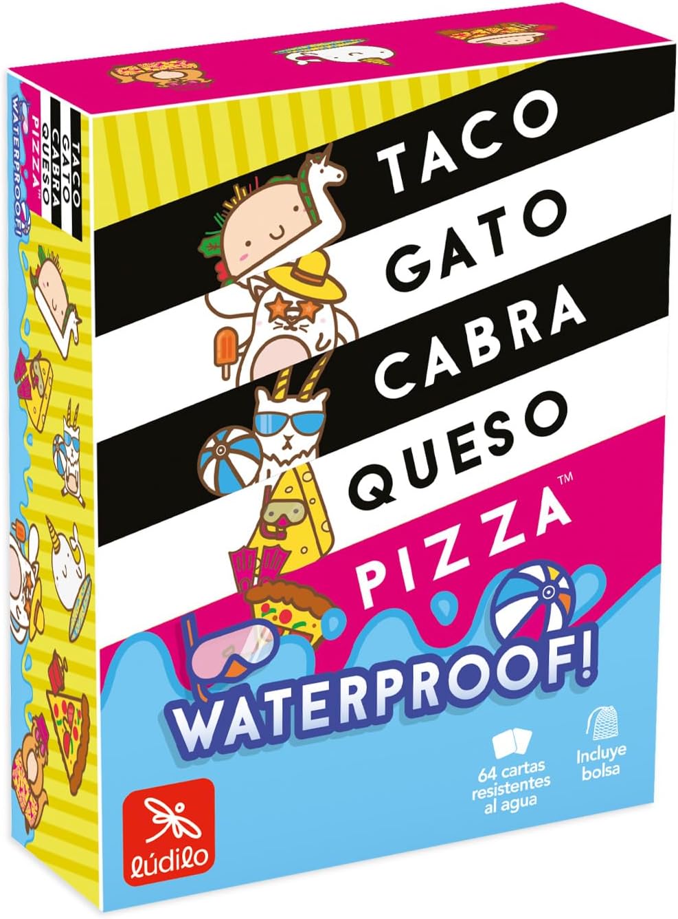 Juegos De Mesa Ludilo Taco, Gato Waterproof  multicolor para unisex