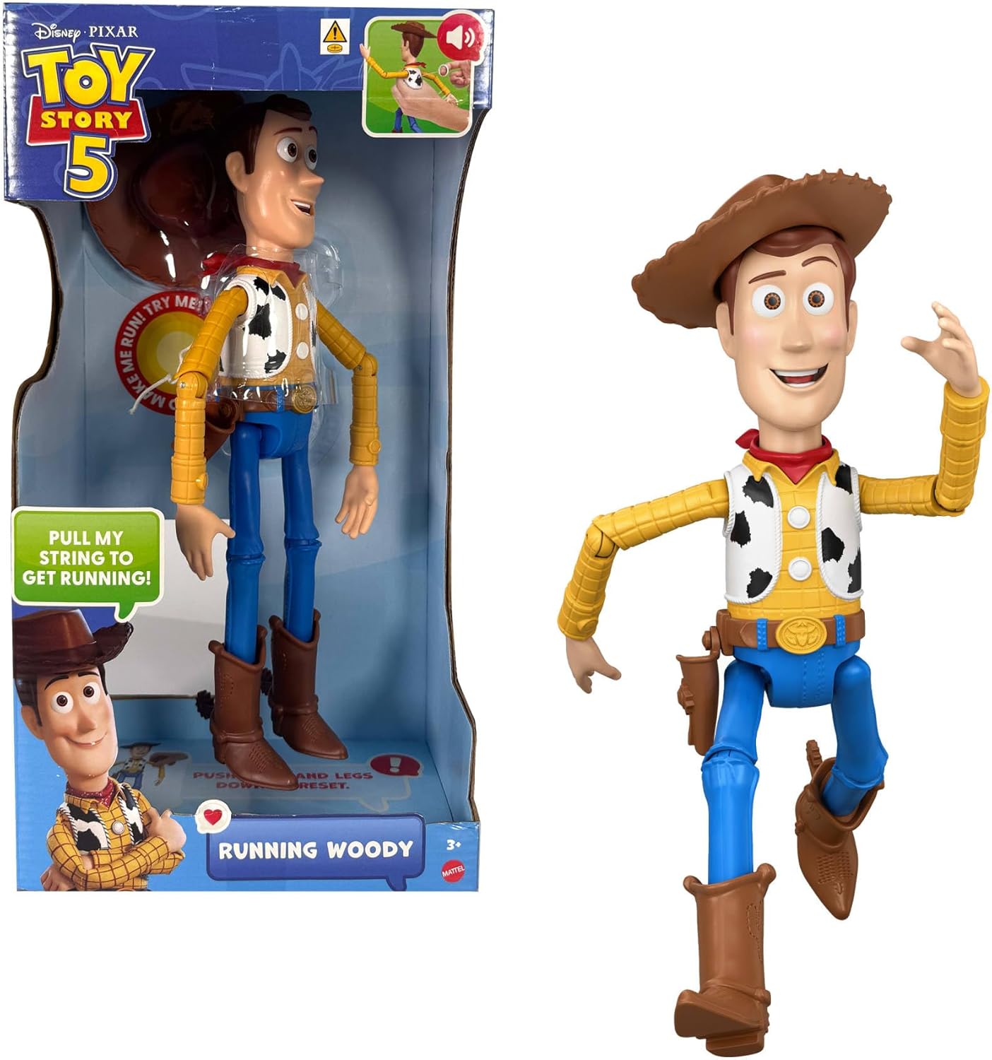 Figuras Y Minimundos Mattel Games Disney Pixar Toy Story 5 - Woody Corredor multicolor para niños