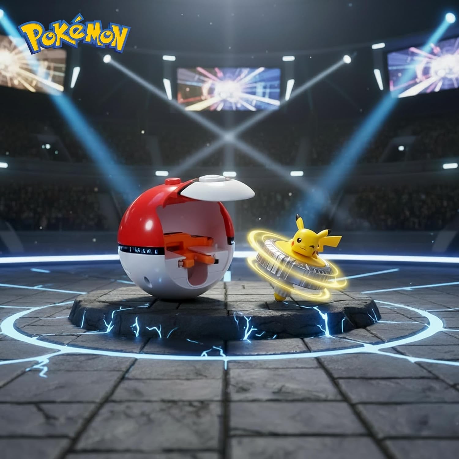 Figuras Y Minimundos Jazwares Pokemon Battle Spinner Surtido multicolor para niños