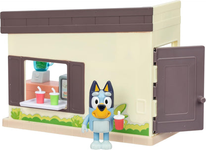 Figuras Y Minimundos Toy Planet Bluey Mini Playset Con Figura Zumos multicolor para niños