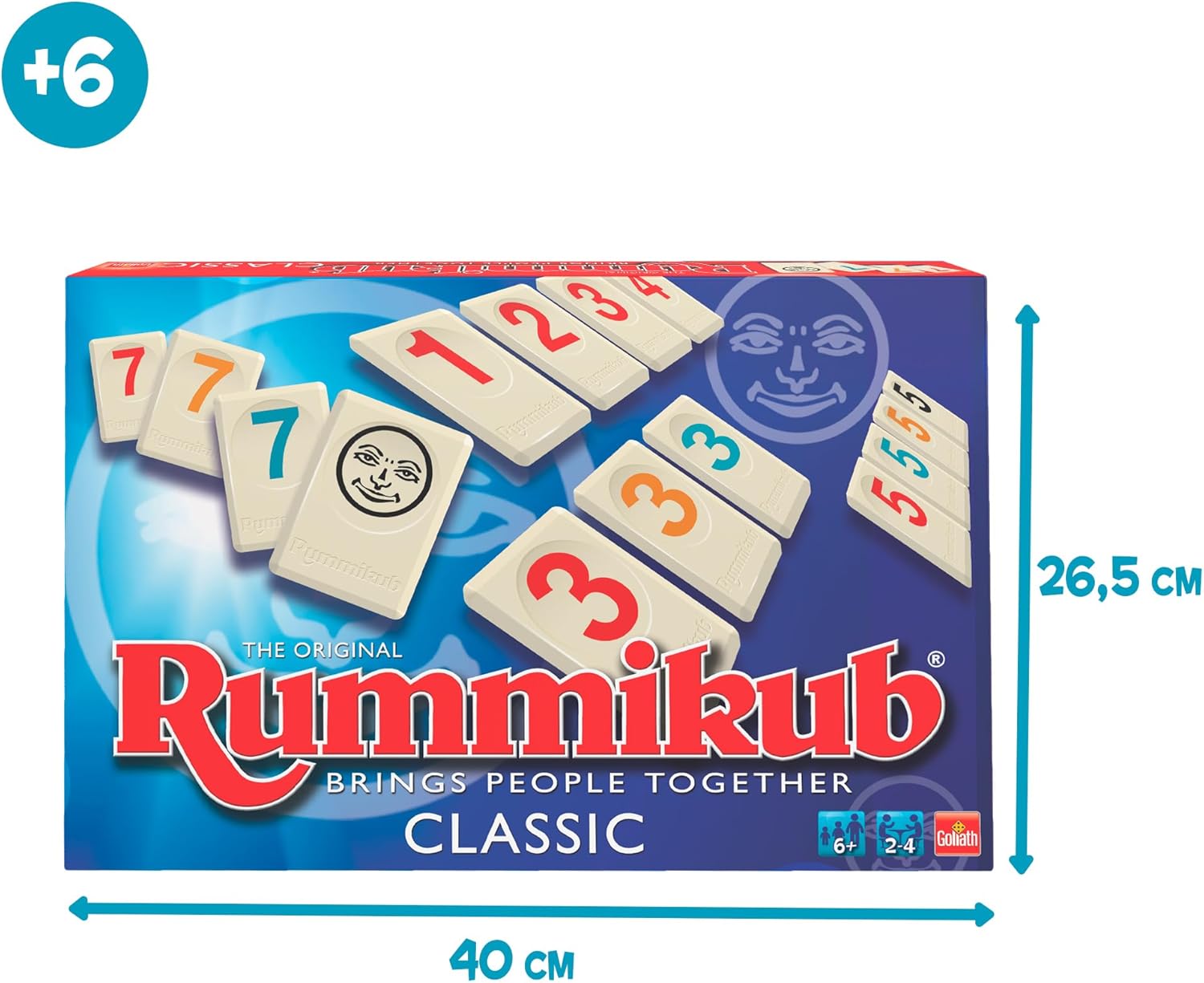 Juegos De Mesa Goliath Rummikub Original multicolor para niños
