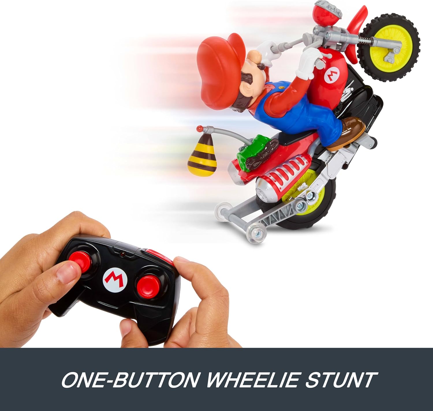 Vehículos Y Radiocontrol Mattel Games Super Mario Galaxy Movie / Hot Wheels Rc - Mario Con Moto Teledirigida multicolor para niños