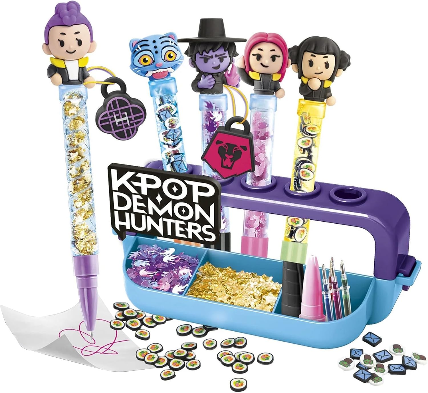 Juegos De Mesa Clementoni Create Your Pens Studio Kpop Demon Hunte multicolor para niños