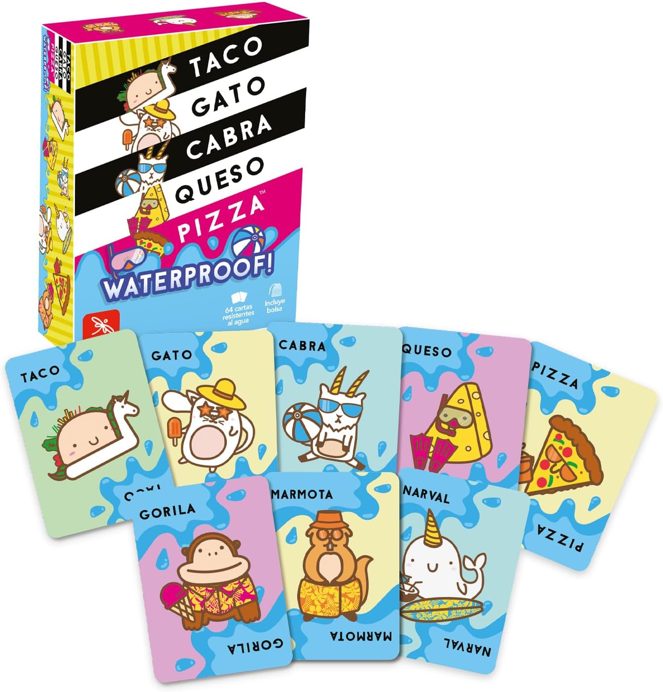 Juegos De Mesa Ludilo Taco, Gato Waterproof  multicolor para unisex