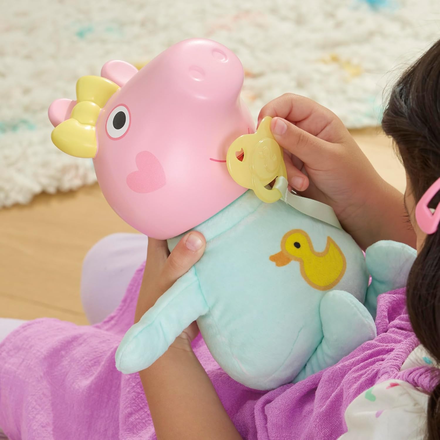 Muñecas Y Peluches Hasbro Peppa Pig Evie Gruñidos Y Abrazos multicolor para niños