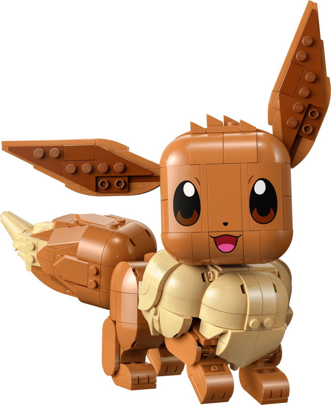 Construcciones Y Puzzles Lego Eevee Pokemon multicolor para niños