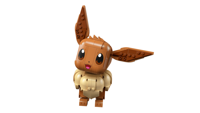 Construcciones Y Puzzles Lego Eevee Pokemon multicolor para niños
