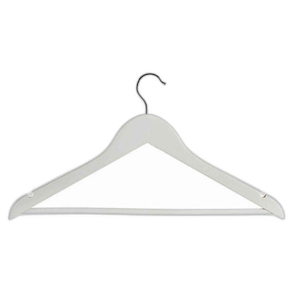 Utensilios Arte Regal Set 3 Perchas Madera Blanca