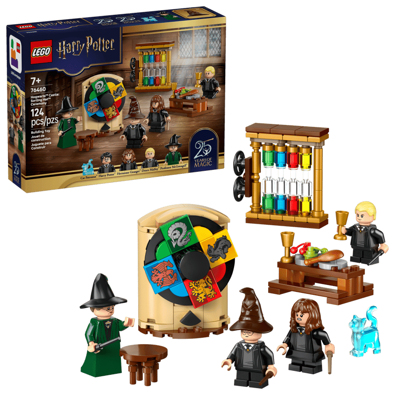 Construcciones Y Puzzles Lego Castillo De Hogwarts™: Ceremonia Del Sombrero Seleccionador multicolor para niños