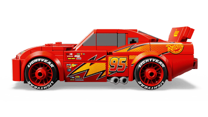 Construcciones Y Puzzles Lego Rayo Mcqueen rojo para niños