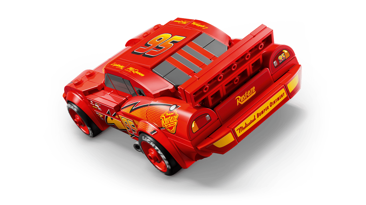 Construcciones Y Puzzles Lego Rayo Mcqueen rojo para niños