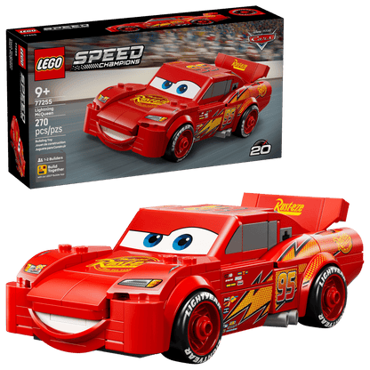 Construcciones Y Puzzles Lego Rayo Mcqueen rojo para niños