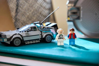 Construcciones Y Puzzles Lego Máquina Del Tiempo De Regreso Al Futuro gris para niños