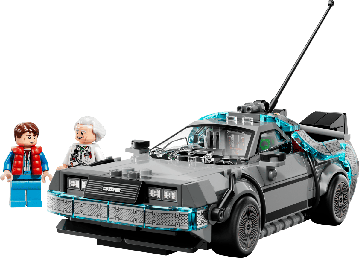 Construcciones Y Puzzles Lego Máquina Del Tiempo De Regreso Al Futuro gris para niños