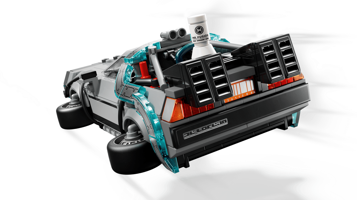 Construcciones Y Puzzles Lego Máquina Del Tiempo De Regreso Al Futuro gris para niños