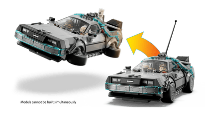 Construcciones Y Puzzles Lego Máquina Del Tiempo De Regreso Al Futuro gris para niños