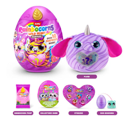 Muñecas Y Peluches Zuru Rainbocorns Wild Heart Surprise-Serie rosa para niños