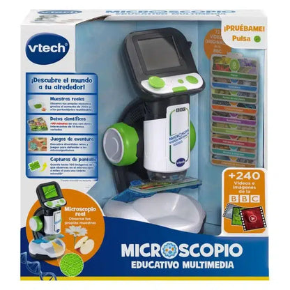 Juegos De Mesa Vitech Microscopio Educativo Multimedia multicolor para niños