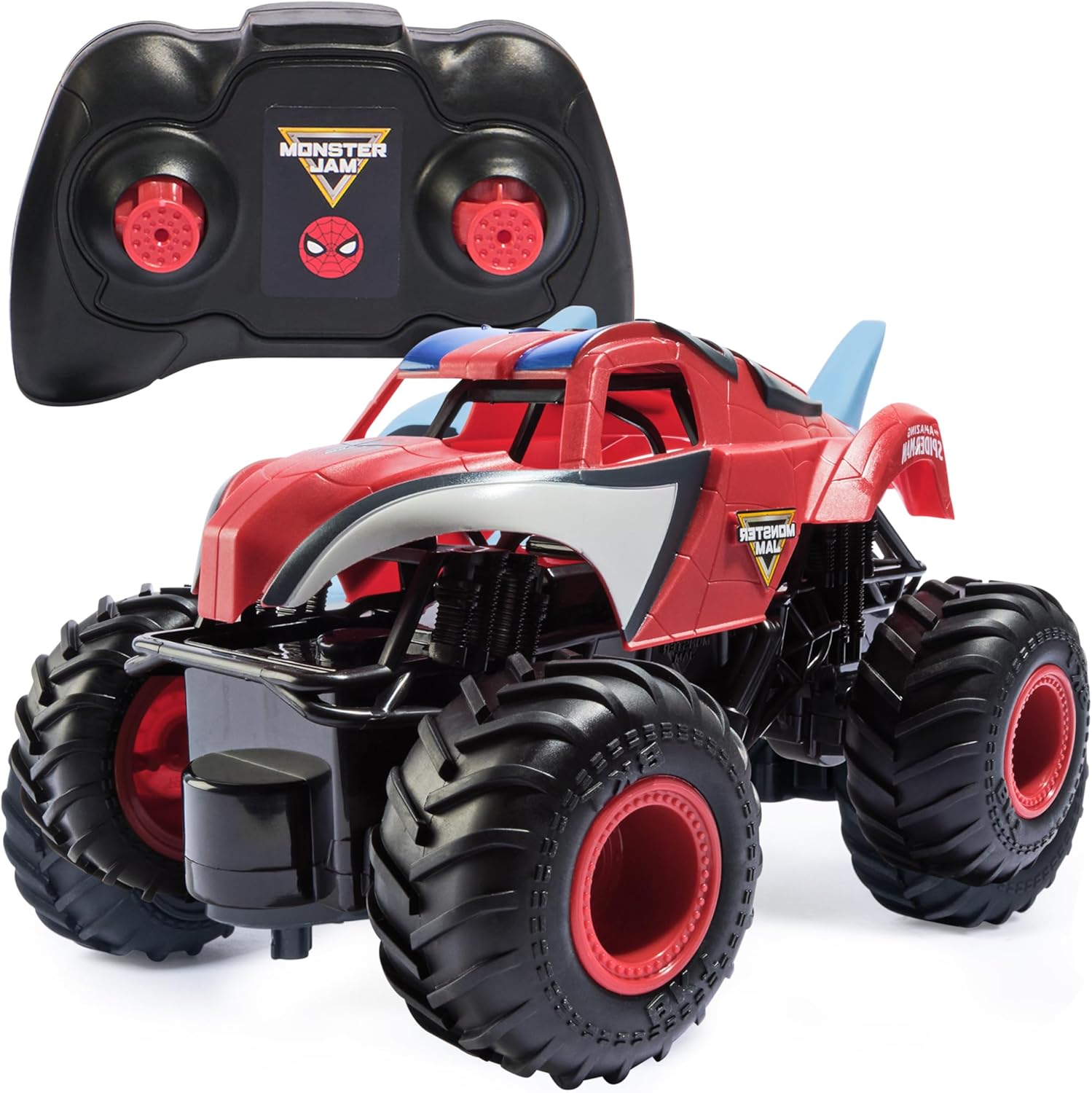 Vehículos Y Radiocontrol Spin Master Monster Jam The Amazing Spider-Man Rc rojo para niños