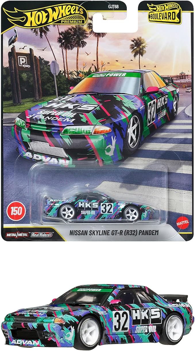 Vehículos Y Radiocontrol Mattel Games Hot Wheels Premium Boulevard - Nissan Skyline Gt-R (R32) Pandem multicolor para niños