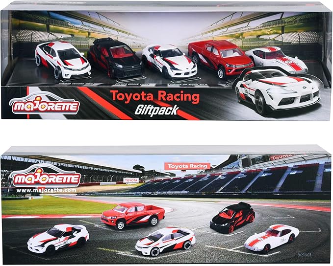 Vehículos Y Radiocontrol Simba Majorette- Giftpack 5 Coches Toyota Raci multicolor para niños