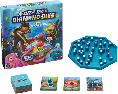 Juegos De Mesa Mattel Games Deep Sea Diamond Dive Juego De Mesa multicolor para niños