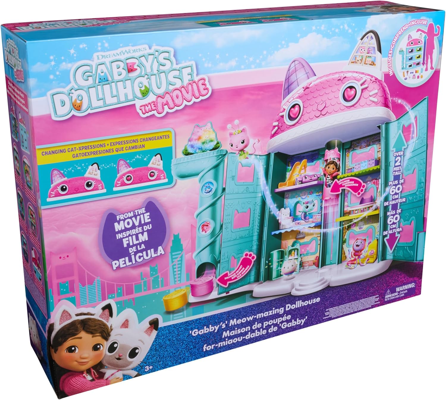 Figuras Y Minimundos Spin Master Gdh Movie Casa De Muñecas multicolor para niños