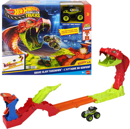 Vehículos Y Radiocontrol Mattel Games Hot Wheels Monster Trucks Mordedura De Serpiente multicolor para niños