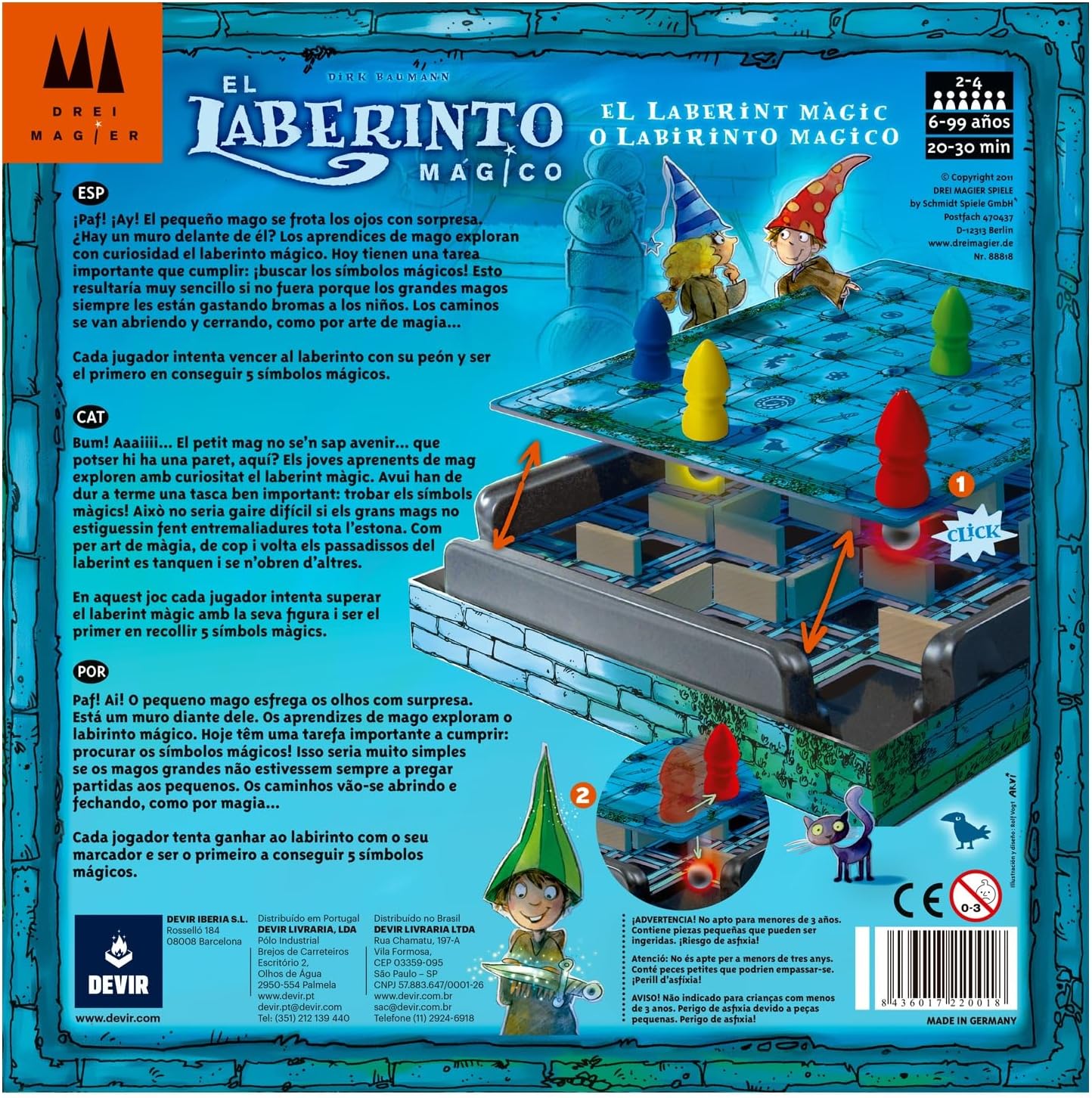 Juegos De Mesa Devir Laberinto Magico multicolor para unisex