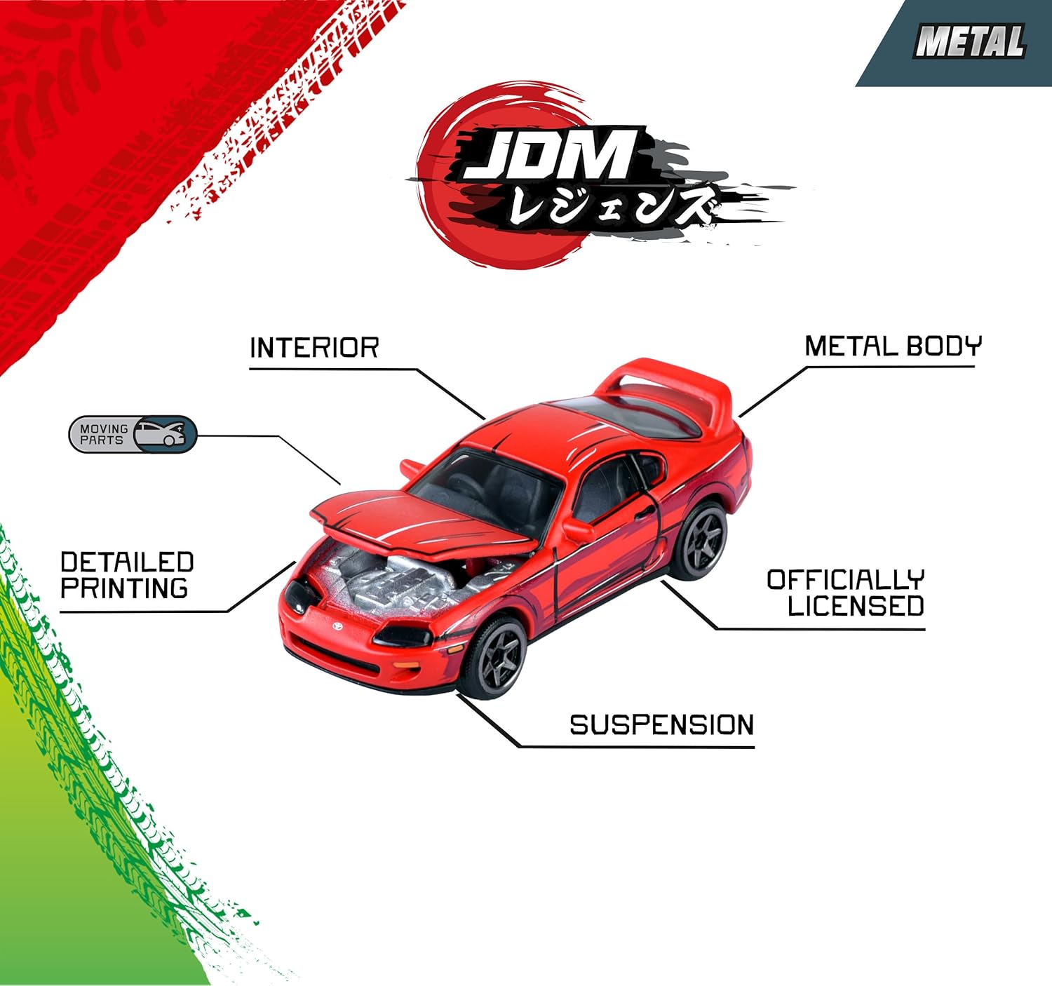 Vehículos Y Radiocontrol Simba Majorette Jdm Leyends Giftpack 5 multicolor para niños