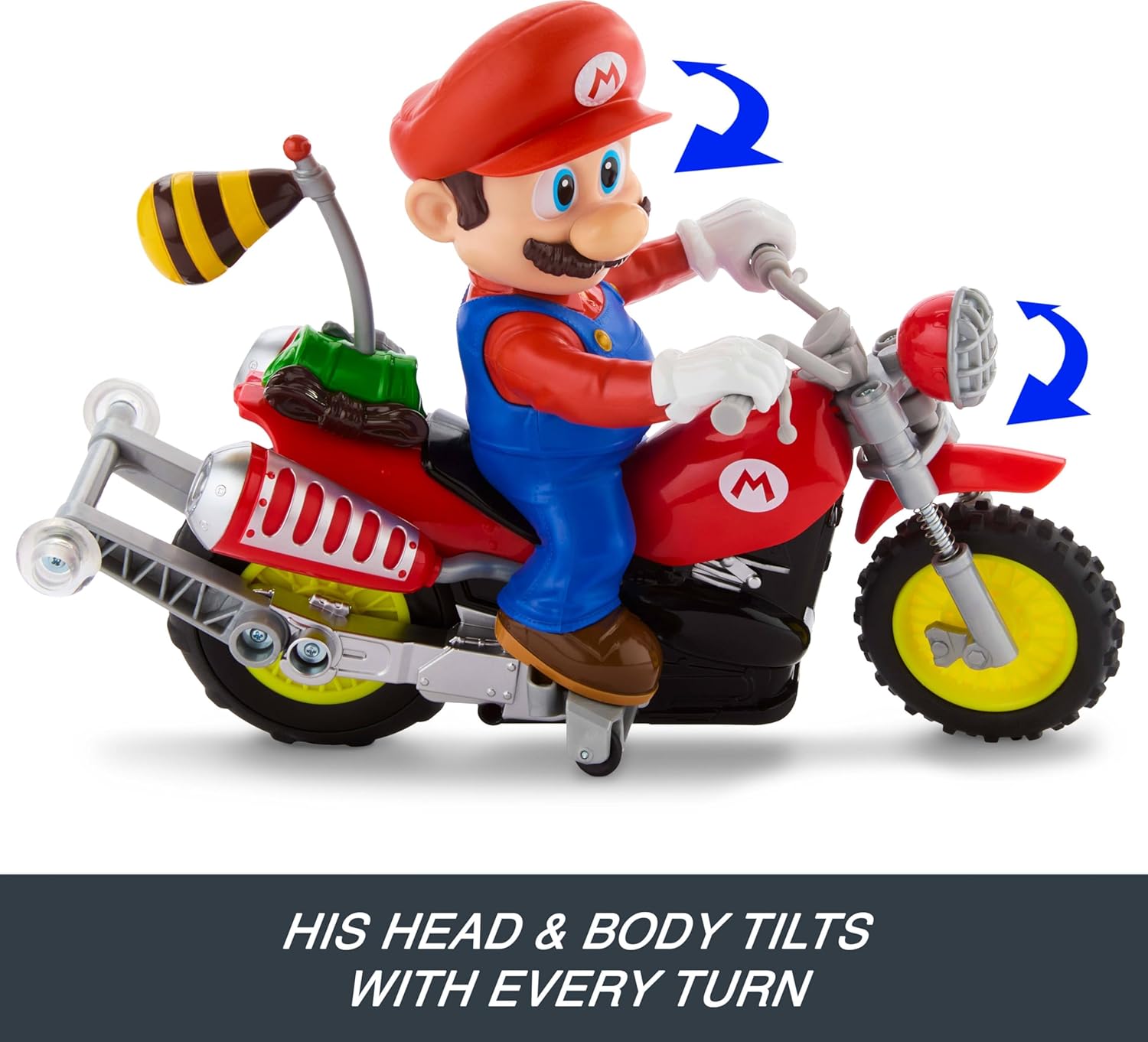 Vehículos Y Radiocontrol Mattel Games Super Mario Galaxy Movie / Hot Wheels Rc - Mario Con Moto Teledirigida multicolor para niños