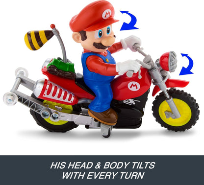 Vehículos Y Radiocontrol Mattel Games Super Mario Galaxy Movie / Hot Wheels Rc - Mario Con Moto Teledirigida multicolor para niños