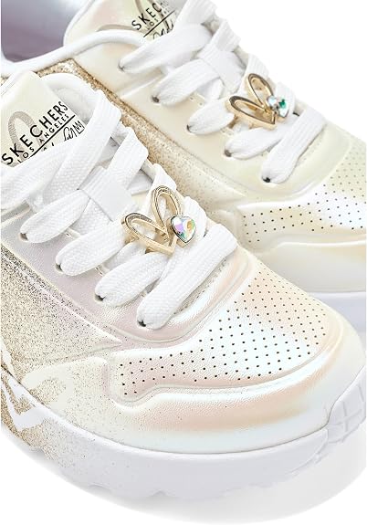 Zapatillas Skechers Uno Lite Heartdust Forever dorado para niños
