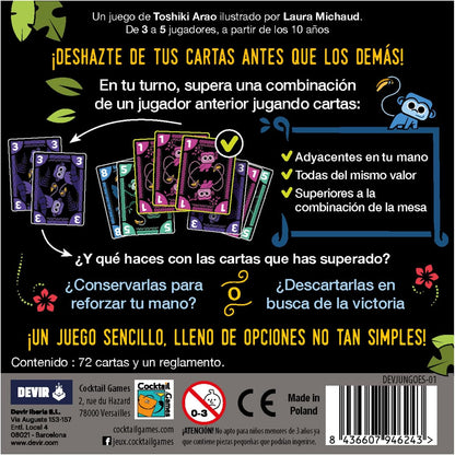 Juegos De Mesa Devir Jungo multicolor para unisex