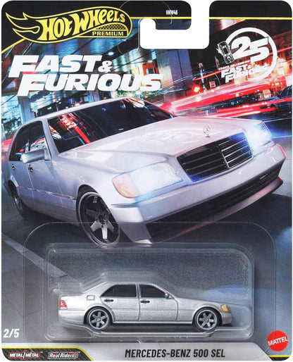 Vehículos Y Radiocontrol Mattel Games Hot Wheels Premium Fast&Furious Mercedes Benz 500 Sel multicolor para niños