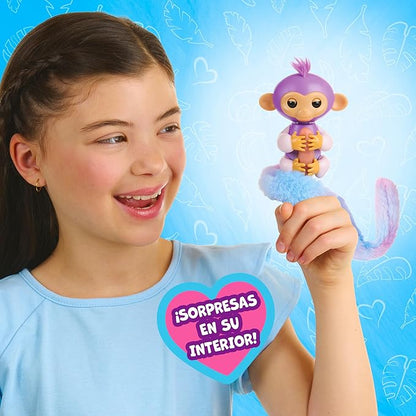 Figuras Y Minimundos Bizak Fingerlings Colas Sorpresa Sdo. rosa para niños