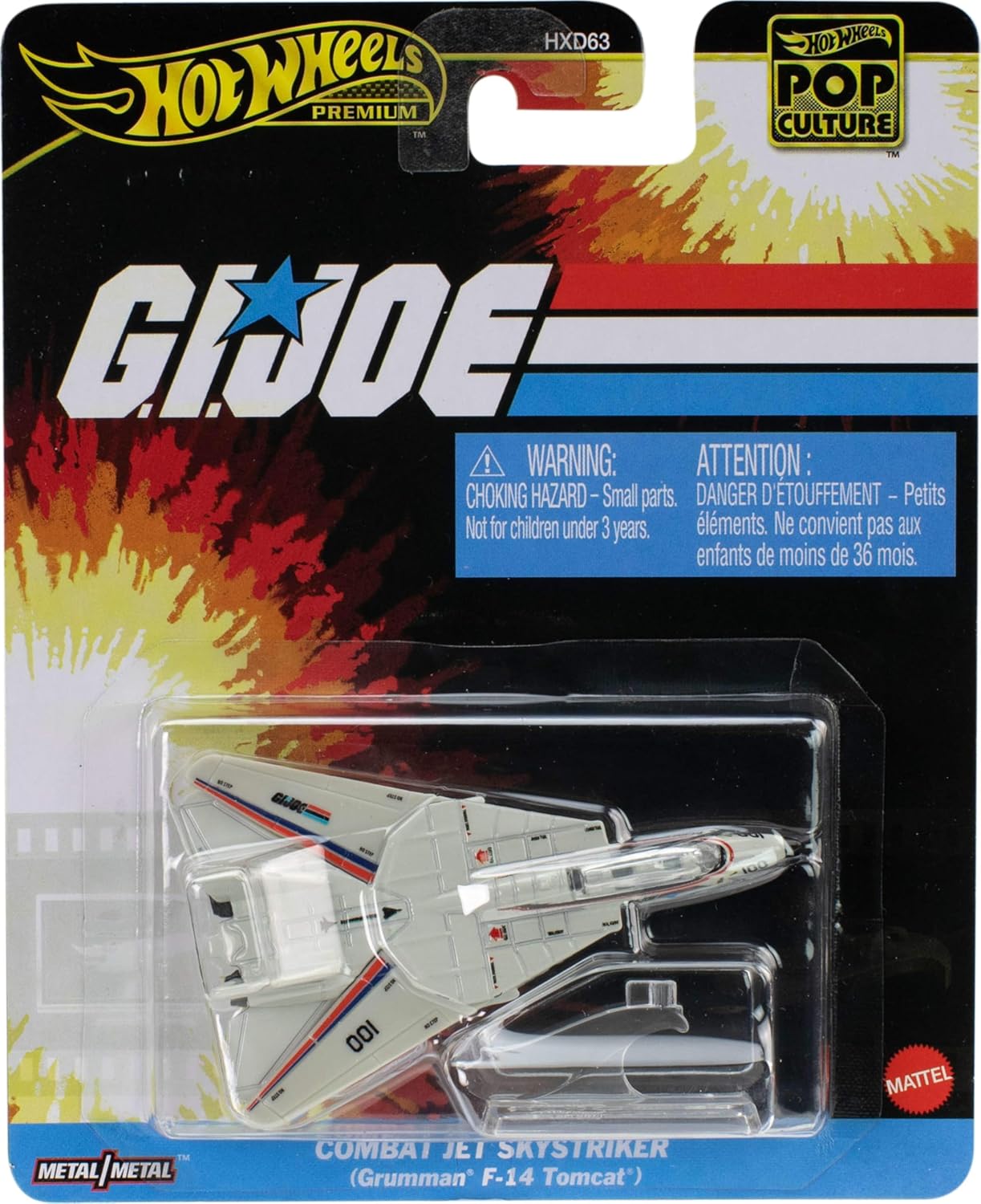 Vehículos Y Radiocontrol Mattel Games Hot Wheels Premium G.I.Joe Avión De Combate Skystriker multicolor para niños