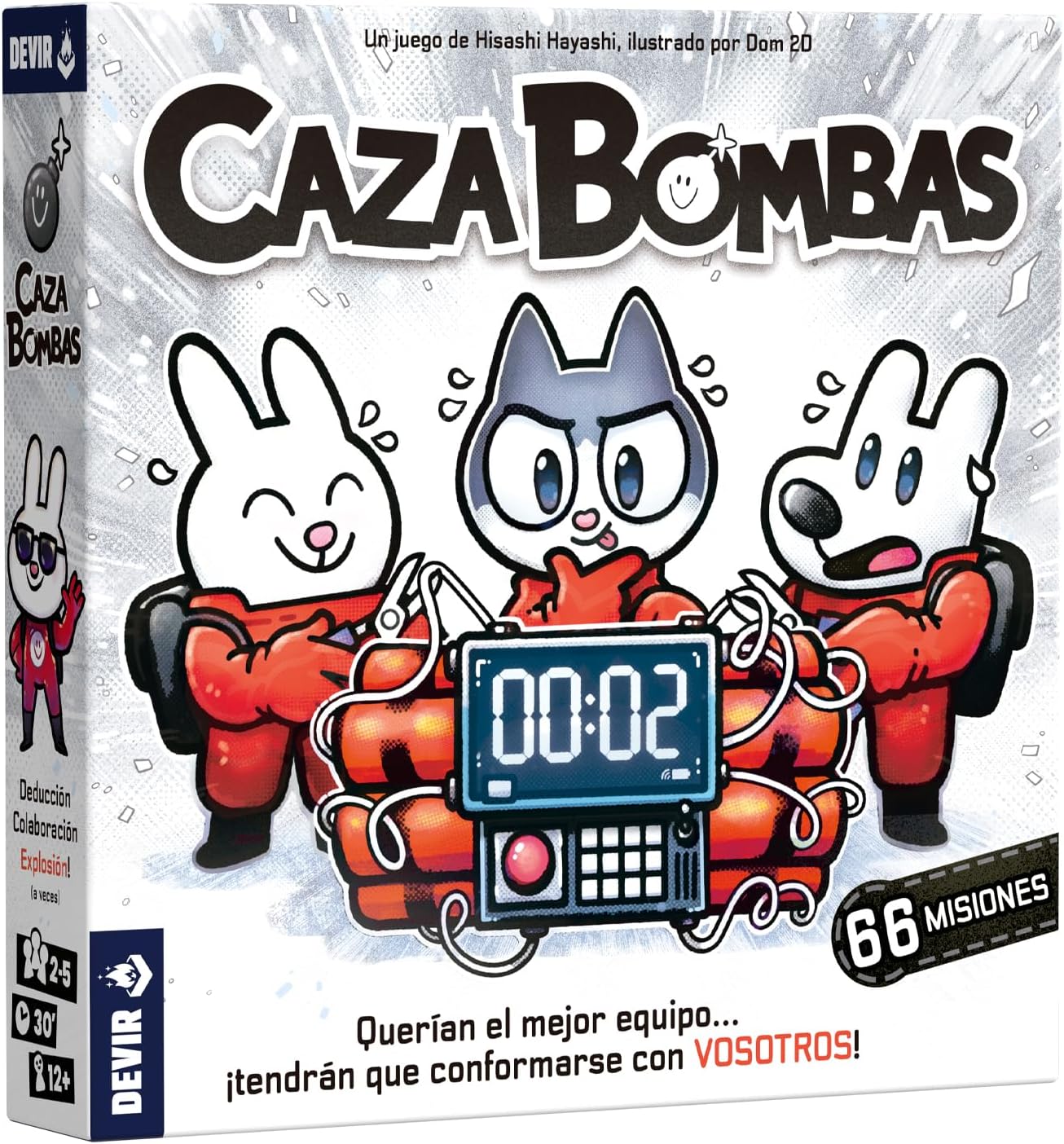Juegos De Mesa Devir Caza Bombas multicolor para unisex
