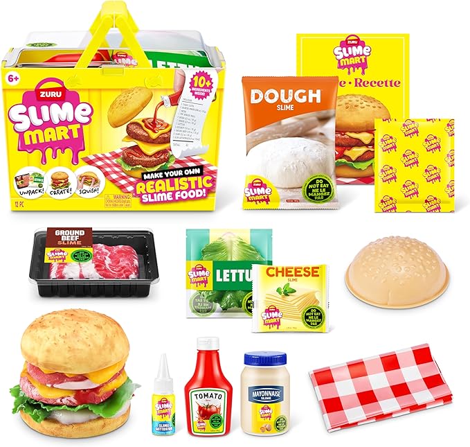 Juegos De Mesa Zuru Slime Mart Crea Tu Mezcla De Comida 10 Accesorios multicolor para niños
