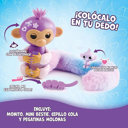 Figuras Y Minimundos Bizak Fingerlings Colas Sorpresa Sdo. rosa para niños