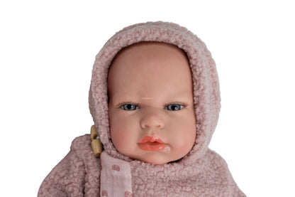 Muñecas Y Peluches Muñecas Arias Reborn Arias 40 Cm Luna Rosa C/Manta Nid rosa para niños