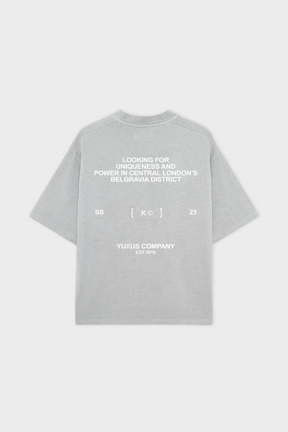 Camiseta Yuxus Ash Belgrave gris para hombre