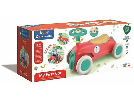 Aire Libre Clementoni Correpasillos Mi Primer Coche rojo para niños