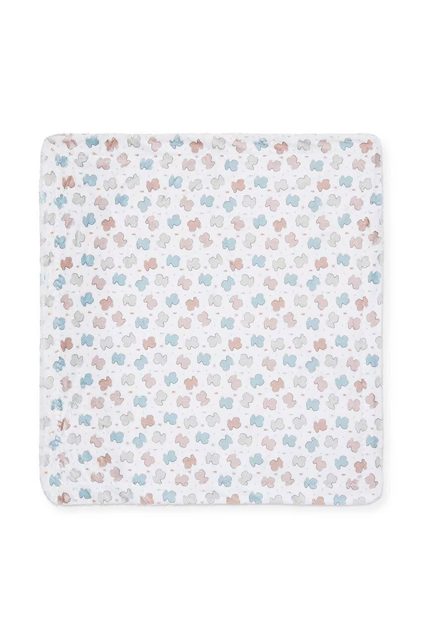 Paseo Tous Colors-2118-Azul Manta pelo reversible Colors-2118 Azul para mundo bebé