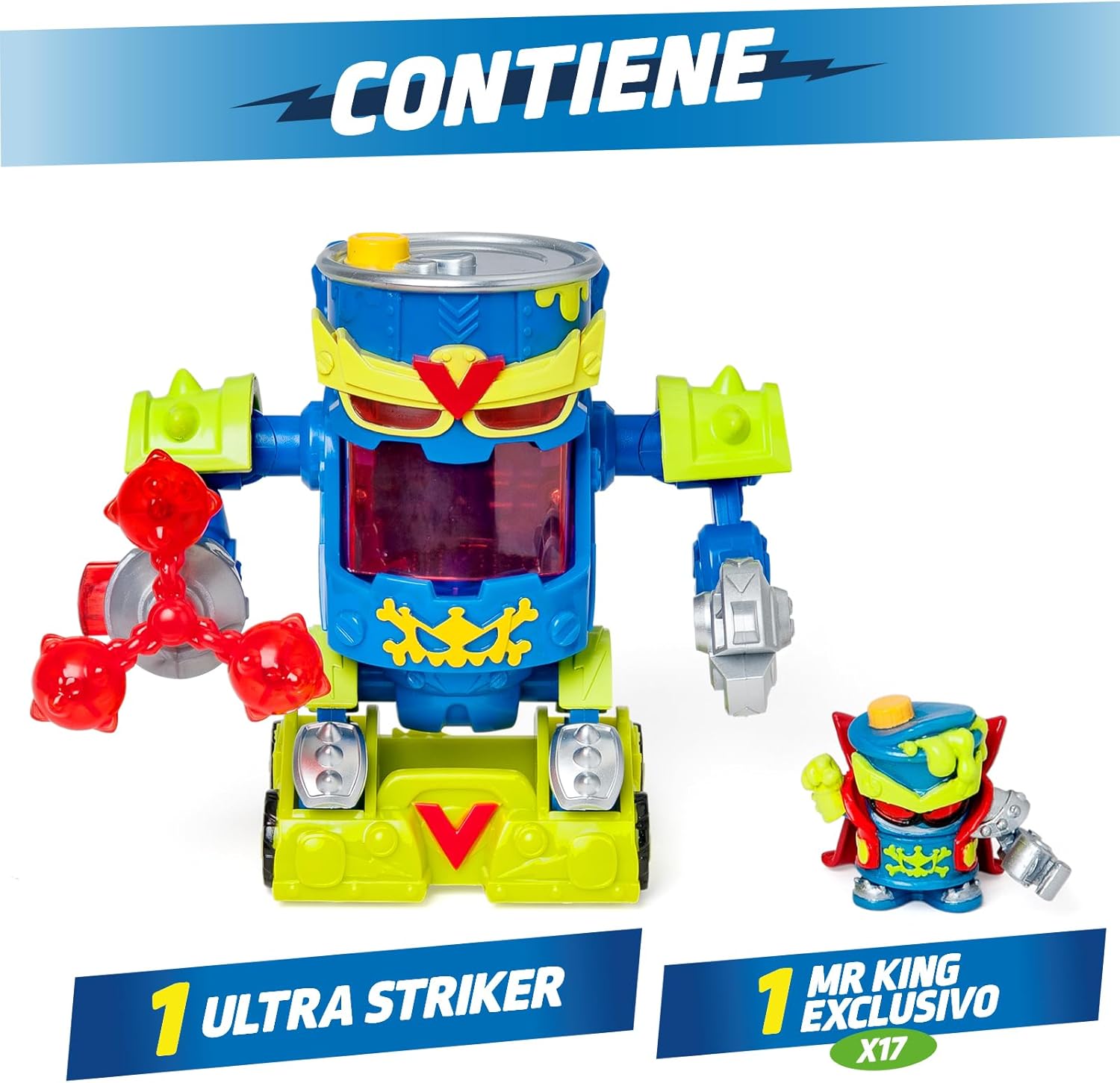 Figuras Y Minimundos Magic Box Superthings Power Mr King Ultra Striker multicolor para niños