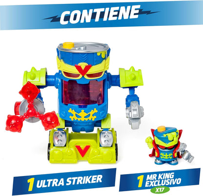 Figuras Y Minimundos Magic Box Superthings Power Mr King Ultra Striker multicolor para niños