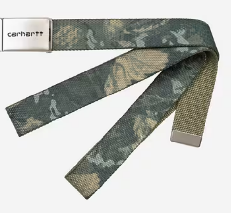 Cinturones Carhartt Clip Belt Chrome camuflaje para hombre