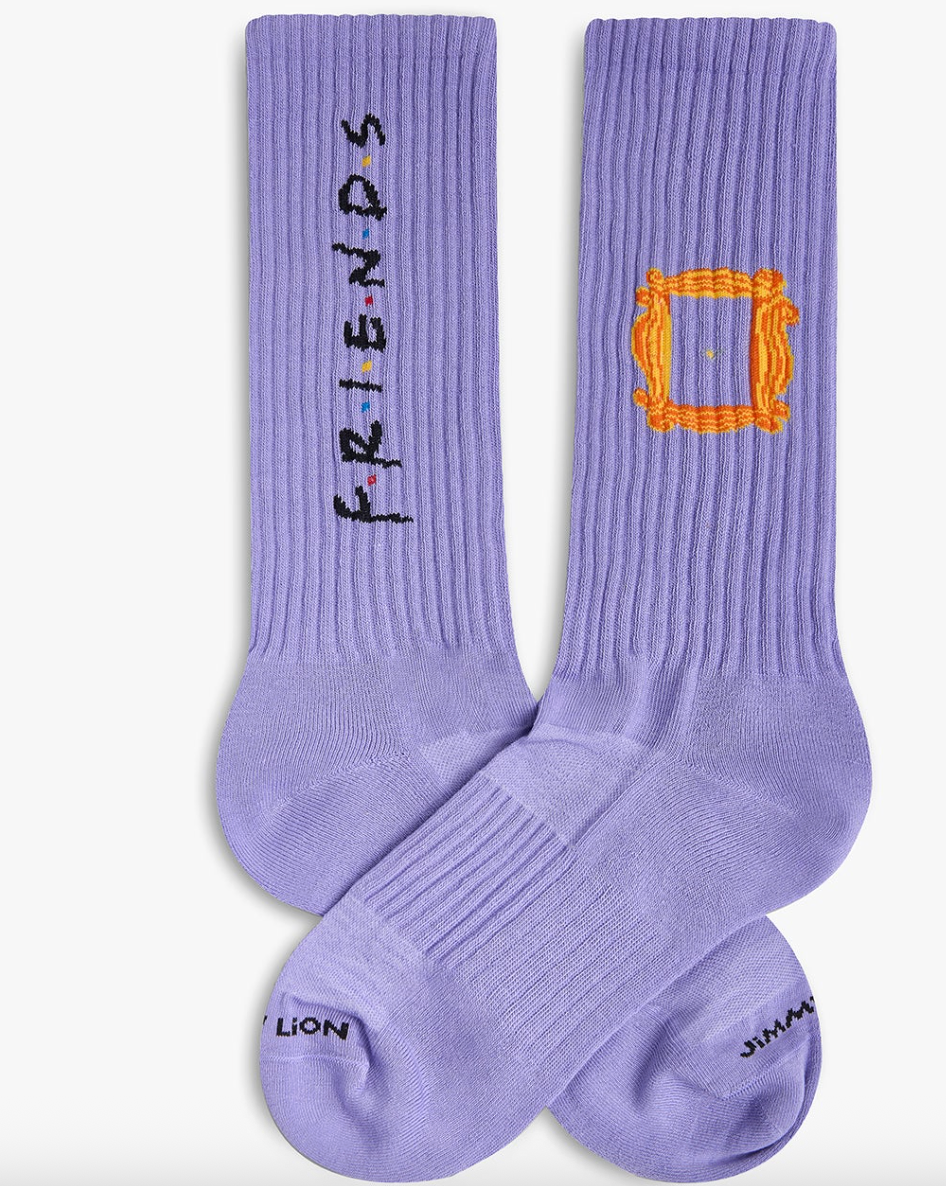 Calcetines Jimmy Lion Athletic Friends Door morado para unisex