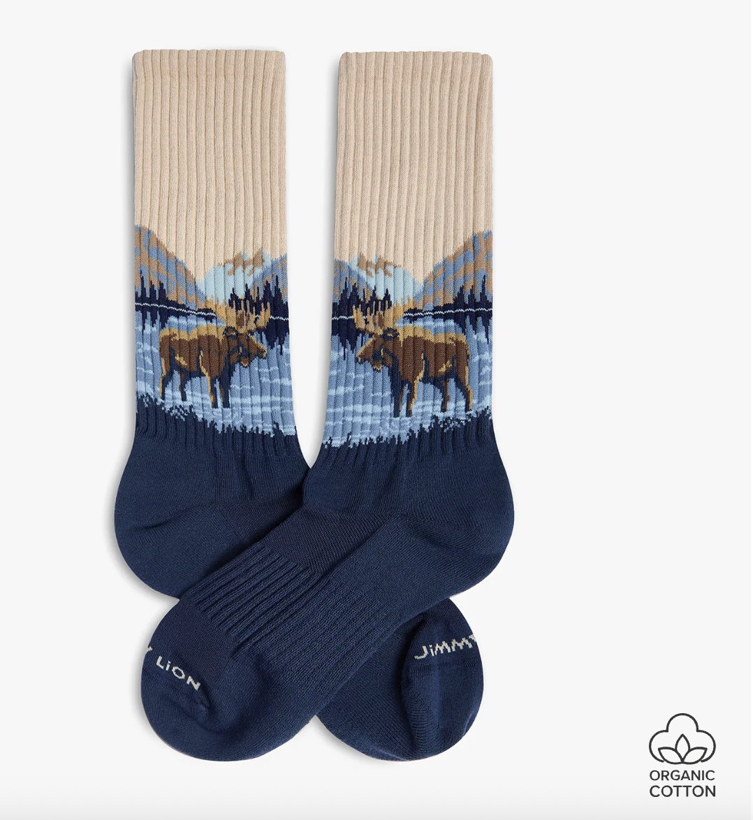 Calcetines Jimmy Lion Athletic Elk Lake azul para unisex